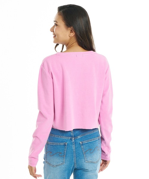 BILLABONG(ビラボン)の「BILLABONG/ビラボン 長袖Tシャツ ロンT BG014056(Tシャツ/カットソー・レディース・ブラック/アイボリー/ブラウン/ピンク・L/M)」の11枚目の写真
