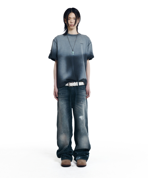 AAKAM(アーカム)の「Splatter Painted Denim Pants (Blue)(デニムパンツ・レディース・その他・1/2)」の13枚目の写真
