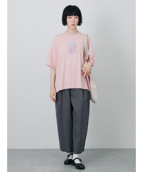 TSUHARU by Samansa Mos2(ツハルバイサマンサモスモス)の「【さて×TSUHARU】フォト柄プリントバッグ(ハンドバッグ・レディース・ベージュ・F)」の4枚目の写真