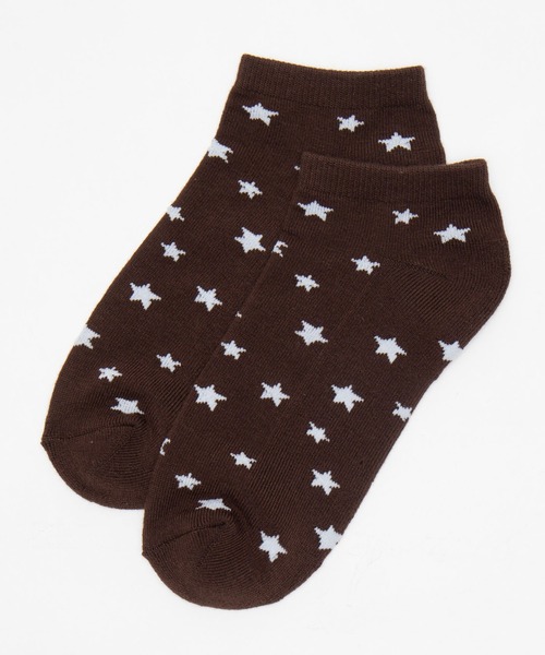 WEGO(ウィゴー)の「WEGO/ミニスター総柄ショートソックス(ソックス/靴下・メンズ・ブラック/ブラウン・25-27CM)」の7枚目の写真