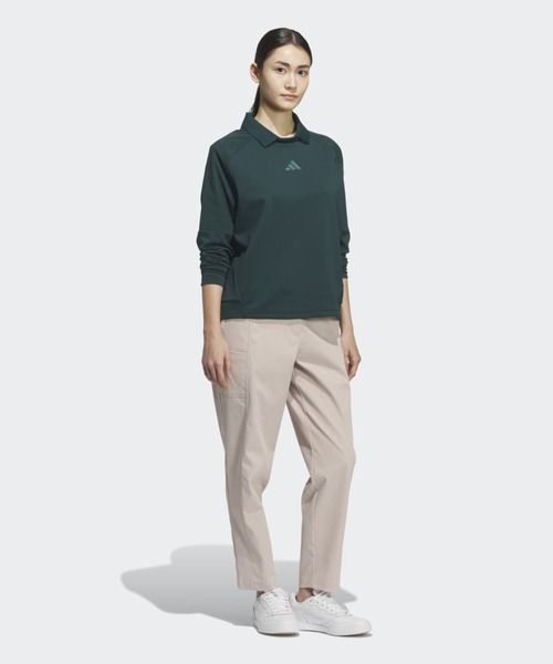 adidas(アディダス)の「スウェットシャツ 長袖【adidas Golf/アディダスゴルフ】(スウェット・レディース・グリーン・SMALL/MEDIUM/LARGE/X-LARGE/XX-LARGE/X-SMALL)」の3枚目の写真