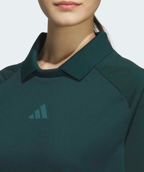 adidas(アディダス)の「スウェットシャツ 長袖【adidas Golf/アディダスゴルフ】(スウェット・レディース・グリーン・SMALL/MEDIUM/LARGE/X-LARGE/XX-LARGE/X-SMALL)」の4枚目の写真