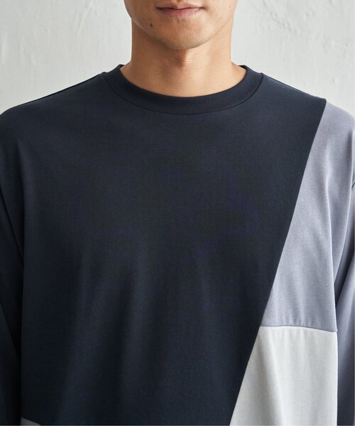 ikka（イッカ）の「【吸水速乾】ブロックスドライトレーナーロンT【MonoMax × 小泉孝太郎】【親子コーデ】（Tシャツ/カットソー・メンズ・ブラック/ネイビー/ホワイト/ワイン・M/XL/L/S）」の22枚目の写真