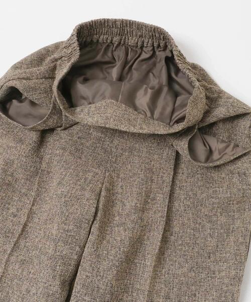 ITEMS URBANRESEARCH(アイテムズ アーバンリサーチ)の「メランジジレパンツセット(ダウンベスト・レディース・ベージュ/ネイビー・FREE)」の16枚目の写真