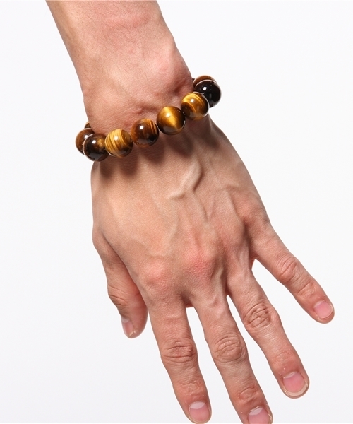 岩座 3a ブレスレット 岩座 岩座 アクセサリー タイガーアイブレスレット 腕輪数珠 16mm玉天然石 16mm玉天然石 Iwakura イワクラ のファッション 素晴らしい品質 ブレスレット Www Santamonicaskateboards Com