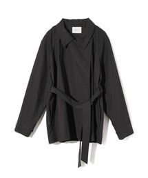 MIDIUMISOLID for Ladies ラップトレンチシャツ