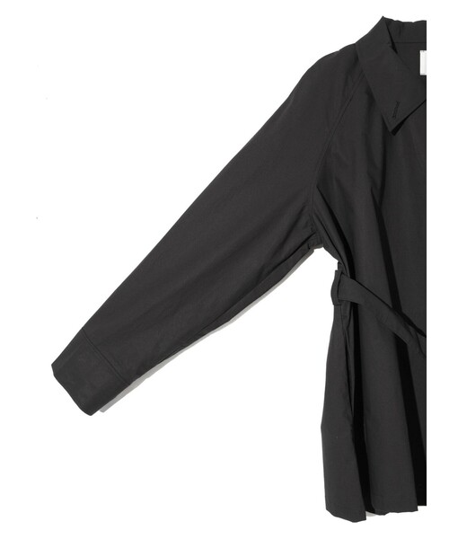 MIDIUMISOLID(ミディウミソリッド)の「MIDIUMISOLID for Ladies ラップトレンチシャツ(シャツ/ブラウス・レディース・ネイビー/ベージュ・FREE)」の15枚目の写真