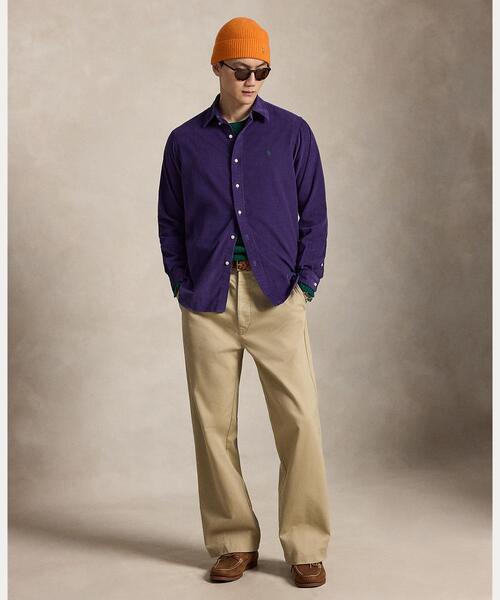 POLO RALPH LAUREN(ポロ ラルフ ローレン)の「クラシック フィット コーデュロイ シャツ(シャツ/ブラウス・メンズ・パープル・XS/S/M/L)」の7枚目の写真
