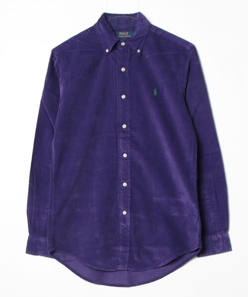 POLO RALPH LAUREN(ポロ ラルフ ローレン)の「クラシック フィット コーデュロイ シャツ(シャツ/ブラウス・メンズ・パープル・XS/S/M/L)」の3枚目の写真