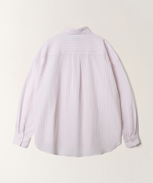 TTUDEMENT（トュードメント）の「STRIPED SUMMER OVERSHIRT_PINK（シャツ/ブラウス・レディース・その他・FREE）」の4枚目の写真