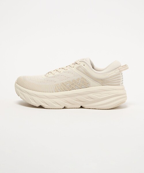 HOKA(ホカ)の「【国内EXCLUSIVE】<HOKA>ウィメンズ ボンダイ 7 スニーカー(スニーカー・レディース・ナチュラル・23cm/23.5cm/24cm/24.5cm/25cm)」の4枚目の写真