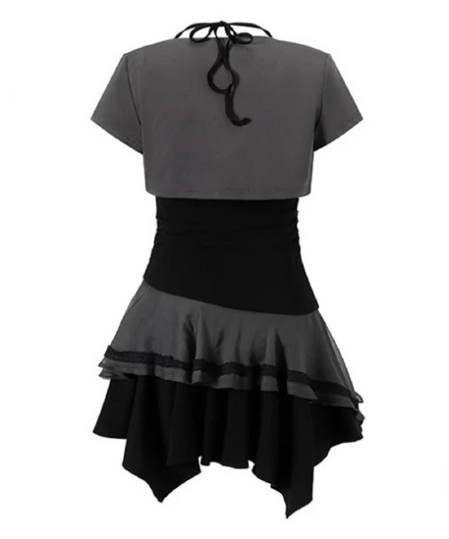 Cest Nous(セヌー)の「【Cest Nous】Napoleon dress / 【セヌー】ナポレオンレースフリルワンピース(ワンピース・レディース・ベージュ/ブラック・S/M)」の12枚目の写真