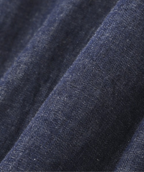 MHL.(エムエイチエル)の「COTTON LINEN DENIM(シャツ/ブラウス・レディース・インディゴブルー・2/1)」の7枚目の写真