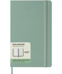 MOLESKINE（モレスキン）の「2027年 1月始まり 12ヵ月 ウィークリーダイアリー ラージサイズ (横13cm×縦21cm) ハードカバー セージグリーン DHK812WN3Y27（手帳/メモ帳）」
