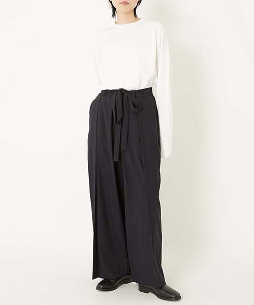 BLUE BLUE JAPAN（ブルーブルージャパン）の「ストレッチドライツイル ハカマパンツ（その他パンツ・メンズ・ダークネイビー・L/M/S）」の14枚目の写真