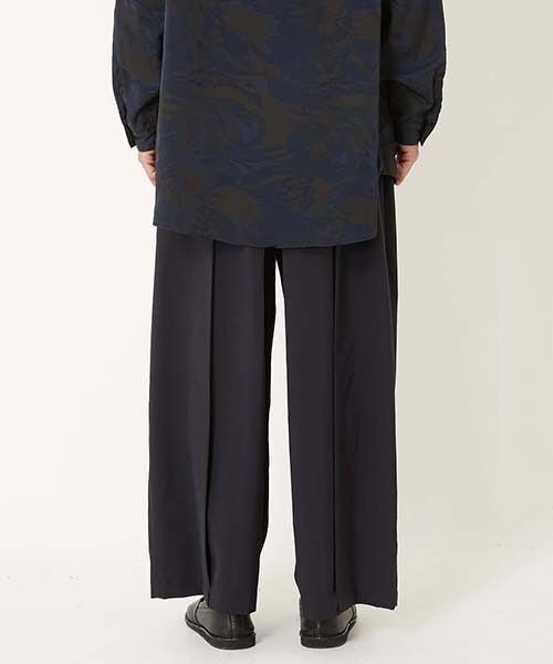 BLUE BLUE JAPAN（ブルーブルージャパン）の「ストレッチドライツイル ハカマパンツ（その他パンツ・メンズ・ダークネイビー・L/M/S）」の4枚目の写真