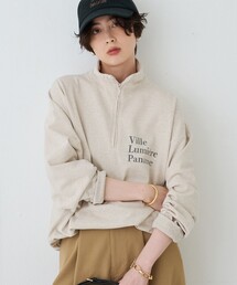 Rouge vif（ルージュヴィフ）の「【2026AW新作 / REMI RELIEF / レミレリーフ】別注裏毛ハーフZIPスウェット / 日本製（スウェット）」