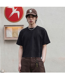 ANOLORCODE（アノローコード）の「ソリッドクロップ半袖Tシャツ (3色)（Tシャツ/カットソー）」