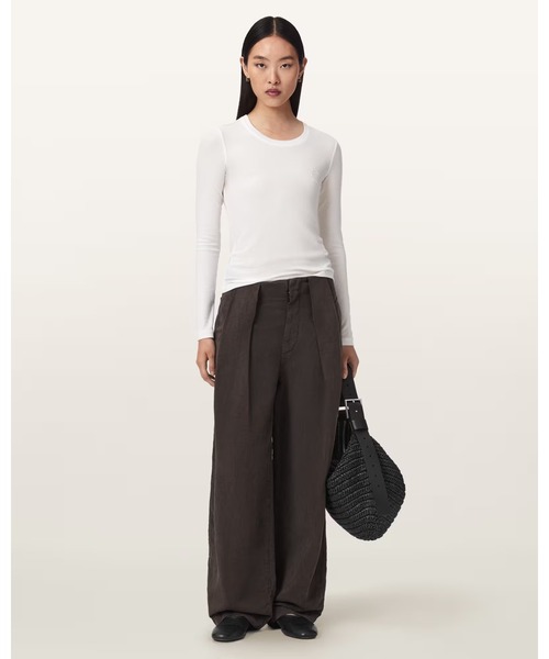 ALLSAINTS(オールセインツ)の「RINA HAVEN LS TEE | RINA HAVEN 長袖 Tシャツ(Tシャツ/カットソー・レディース・ホワイト・XS/M)」の2枚目の写真