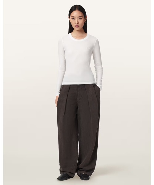 ALLSAINTS(オールセインツ)の「RINA HAVEN LS TEE | RINA HAVEN 長袖 Tシャツ(Tシャツ/カットソー・レディース・ホワイト・XS/M)」の4枚目の写真