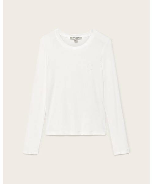 ALLSAINTS(オールセインツ)の「RINA HAVEN LS TEE | RINA HAVEN 長袖 Tシャツ(Tシャツ/カットソー・レディース・ホワイト・XS/M)」の7枚目の写真