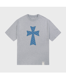 [ユニセックス]ドットクロス2 半袖Tシャツ_3カラー