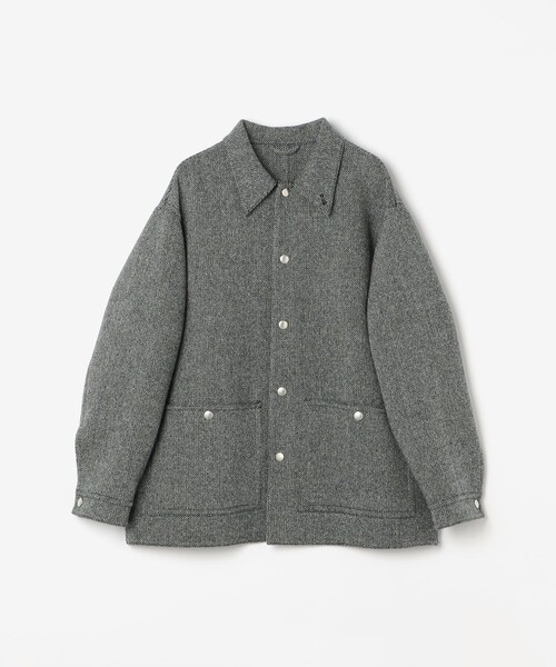 SHIPS any(シップス エニィ)の「フレンチ メリノ ウール リバー カバーオール◇(カバーオール・メンズ・グレー・X-LARGE/LARGE/MEDIUM)」の9枚目の写真