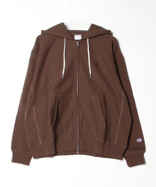 Champion(チャンピオン)の「【Champion/チャンピオン】レディース リバースウィーブ(R) ダブルジップフーデッドスウェットシャツ(パーカー・レディース・ブラック系その他/オートミール/ブラウン系/シルバーグレー/ダークネイビー・LARGE/MEDIUM)」の3枚目の写真