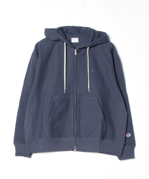 Champion(チャンピオン)の「【Champion/チャンピオン】レディース リバースウィーブ(R) ダブルジップフーデッドスウェットシャツ(パーカー・レディース・ブラック系その他/オートミール/ブラウン系/シルバーグレー/ダークネイビー・LARGE/MEDIUM)」の5枚目の写真