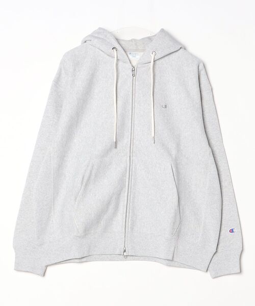 Champion(チャンピオン)の「【Champion/チャンピオン】レディース リバースウィーブ(R) ダブルジップフーデッドスウェットシャツ(パーカー・レディース・ブラック系その他/オートミール/ブラウン系/シルバーグレー/ダークネイビー・LARGE/MEDIUM)」の1枚目の写真