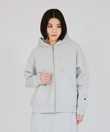 【Champion/チャンピオン】レディース リバースウィーブ(R) ダブルジップフーデッドスウェットシャツ
