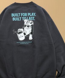 KELTY/ケルティ 限定展開 KELTY×FREAK'S STORE/ケルティ 別注 キャットロゴ バックプリント クルーネックスウェット