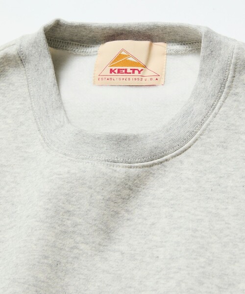 KELTY(ケルティ)の「KELTY/ケルティ 限定展開 KELTY×FREAK'S STORE/ケルティ 別注 キャットロゴ バックプリント クルーネックスウェット(スウェット・メンズ・チャコールグレー/ネイビー/ライトグレー/ベージュ・SMALL/MEDIUM/LARGE)」の8枚目の写真