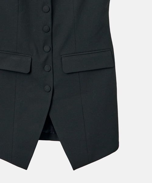 LE CIEL BLEU(ルシェルブルー)の「フィッテッドベスト / Fitted Vest(テーラードジャケット・レディース・ブラック・36)」の5枚目の写真