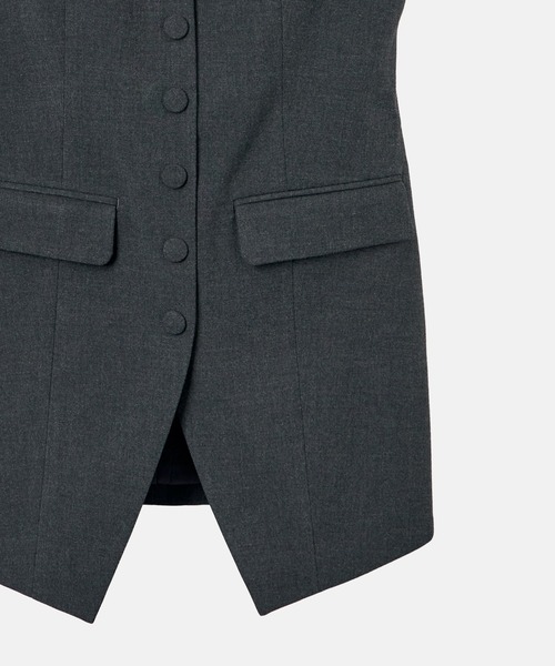 LE CIEL BLEU(ルシェルブルー)の「フィッテッドベスト / Fitted Vest(テーラードジャケット・レディース・ブラック・36)」の10枚目の写真