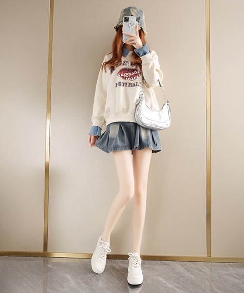 Miniministore(ミニミニストア)の「バイカラー厚底スニーカー 白 ベーシック(スニーカー・レディース・ホワイト×ブラック/ホワイト・23.5cm/23.0cm/22.5cm/25cm/24.5cm/24.0cm)」の15枚目の写真
