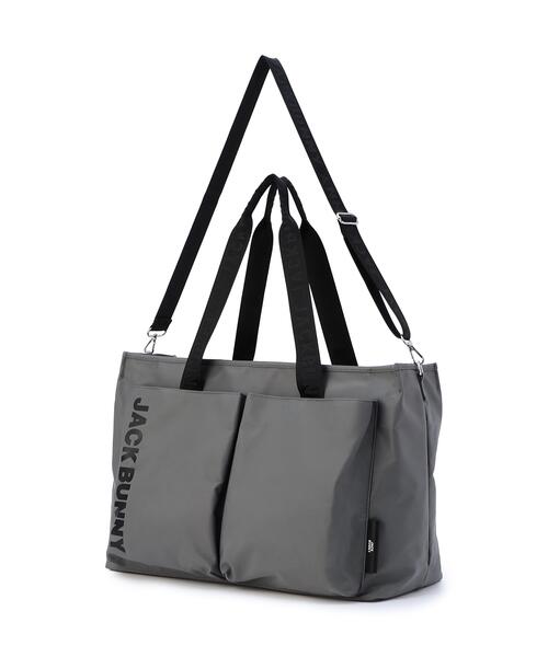 Jack Bunny!!(ジャックバニー)の「高周波プリントトートバッグ (UNISEX)(ショルダーバッグ・メンズ・ブラウン/ネイビー/グレー・FREE)」の4枚目の写真