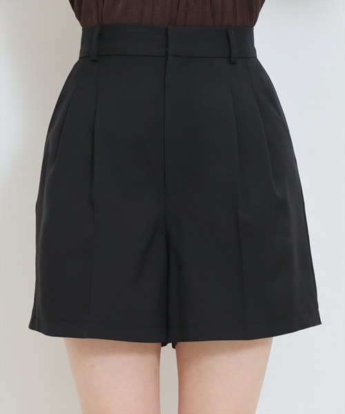WILLSELECTION(ウィルセレクション)の「センタータックショートパンツ(その他パンツ・レディース・グレー系その他/ブラック系その他/ブラック・FREE)」の5枚目の写真