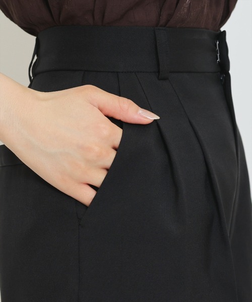 WILLSELECTION(ウィルセレクション)の「センタータックショートパンツ(その他パンツ・レディース・グレー系その他/ブラック系その他/ブラック・FREE)」の9枚目の写真