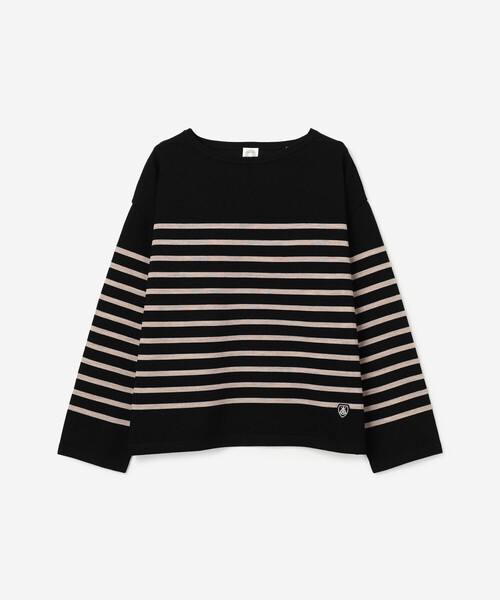 ORCIVAL(オーシバル)の「ORCIVAL | ボートネック ボーダーニットプルオーバー WOMEN(ニット/セーター・レディース・ベージュ系その他/ブラック系その他/ブラウン系その他/グレー系その他/ホワイト系その他5・1)」の3枚目の写真