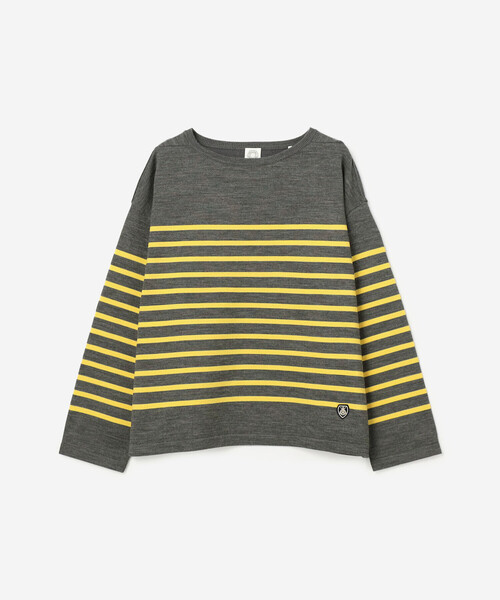 ORCIVAL(オーシバル)の「ORCIVAL | ボートネック ボーダーニットプルオーバー WOMEN(ニット/セーター・レディース・ベージュ系その他/ブラック系その他/ブラウン系その他/グレー系その他/ホワイト系その他5・1)」の4枚目の写真