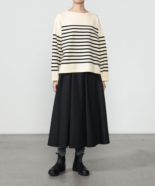 ORCIVAL(オーシバル)の「ORCIVAL | ボートネック ボーダーニットプルオーバー WOMEN(ニット/セーター・レディース・ベージュ系その他/ブラック系その他/ブラウン系その他/グレー系その他/ホワイト系その他5・1)」の20枚目の写真