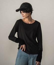 ベロアカフスロングTシャツ