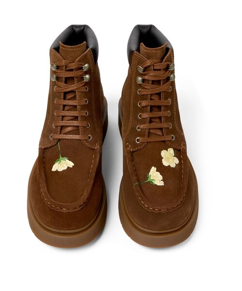CAMPER（カンペール）の「[カンペール] TWINS / アンクルブーツ（ブーツ・レディース・ブラウン系その他3・23.5cm/23.0cm/24.0cm/25.0cm）」の4枚目の写真