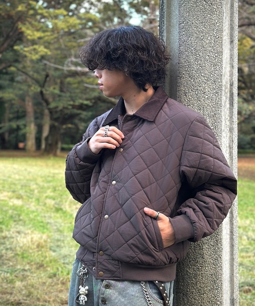 MandO(エムオー)(エムオー)の「【ユニセックス】襟コーデュロイキルティングジャケット(ブルゾン・メンズ・ブラウン/ブラック・MEDIUM/LARGE)」の16枚目の写真