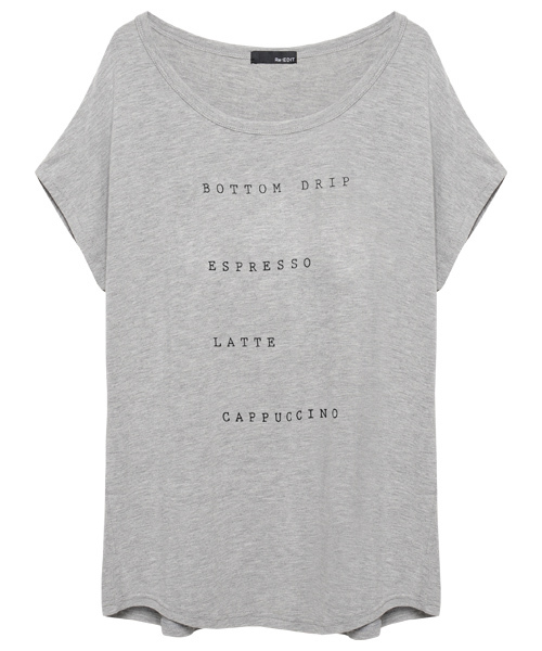 Re:EDIT（リエディ）の「BOTTOMロゴタイプとろみ生地ドルマントップス/カットソー/Ｔシャツ/とろみシャツ[Re:EDIT/リエディ]（Tシャツ/カットソー・レディース・サンドベージュ/ネイビー/ブラック/杢グレー/ブルー/カーキオリーブ/ホワイト/キャメル/ピンク/レッド・MEDIUM）」の16枚目の写真