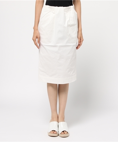 RAY CASSIN（レイカズン）の「綿ギャバストレッチペンシル（スカート・レディース・オフホワイト/ライトグレー/ブラック・FREE）」の4枚目の写真