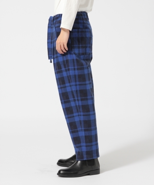 HARE（ハレ）の「キモウチェックパンツ(HARE)（その他パンツ・メンズ・オフホワイト/ブルー・MEDIUM/SMALL）」の5枚目の写真