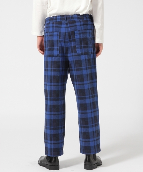 HARE（ハレ）の「キモウチェックパンツ(HARE)（その他パンツ・メンズ・オフホワイト/ブルー・MEDIUM/SMALL）」の6枚目の写真