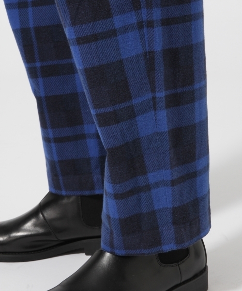 HARE（ハレ）の「キモウチェックパンツ(HARE)（その他パンツ・メンズ・オフホワイト/ブルー・MEDIUM/SMALL）」の9枚目の写真